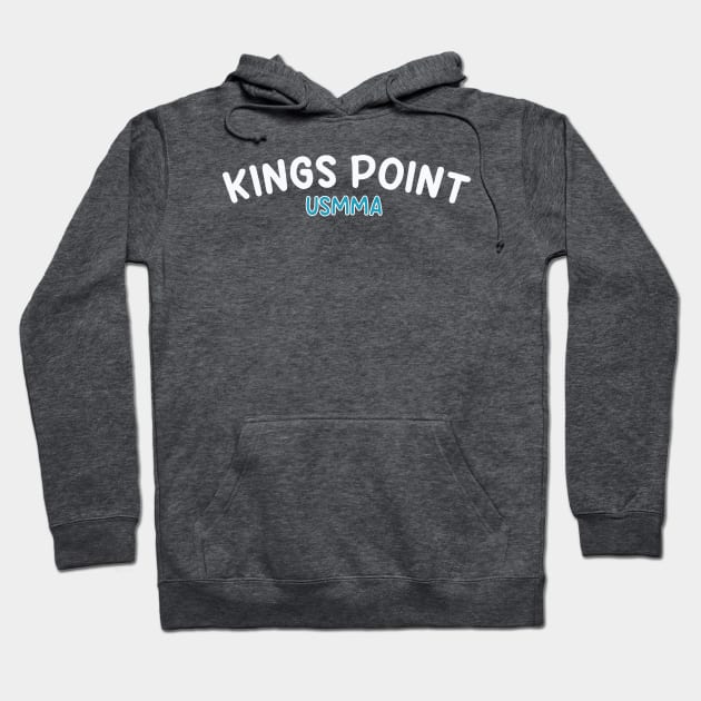 Kings Point USMMA (White Text) Hoodie by Kings Point Spirit